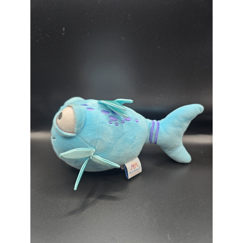 MerryMakers Pout Pout Fish Plush Blue Fish 7" Stuffed Book Character